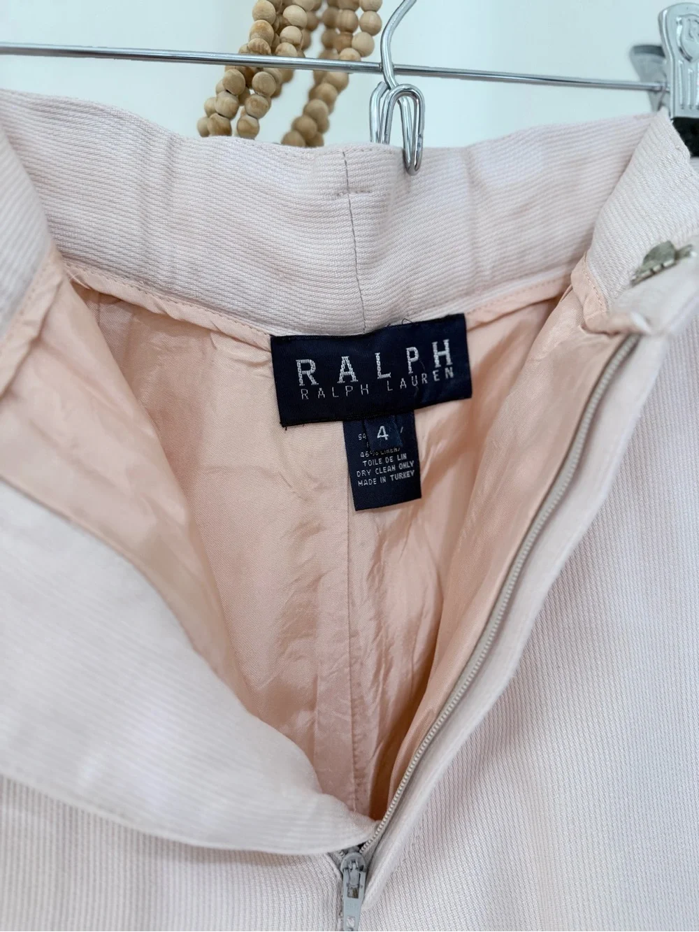 Vintage Ralph Lauren Blue Label Blush Pink 3 piece Set